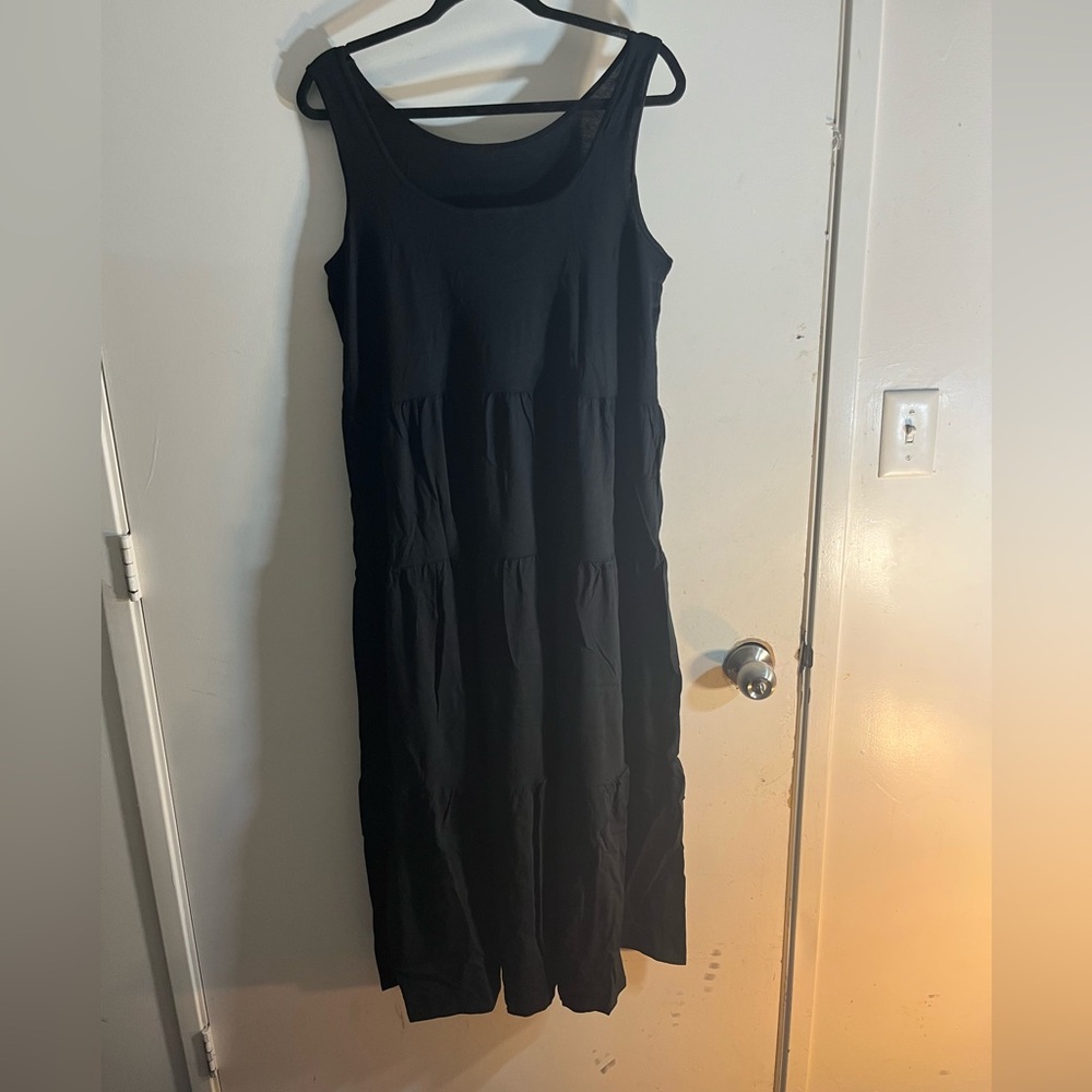 J. Crew Black Maxi Dress